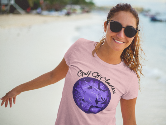 Gulf of America Ocean Circle Gender Neutral Comfort Soft T-shirt