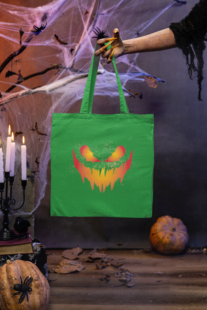 Jack O Lantern Face Tote Bag