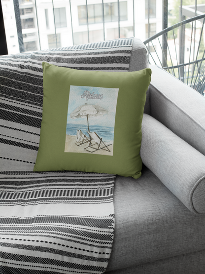 Relax Cotton Pillow Cover