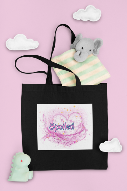 Spoiled Pink Cotton Tote Bag