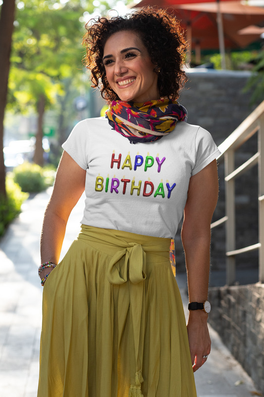 Happy Bday Candles Comfort Soft T-shirt