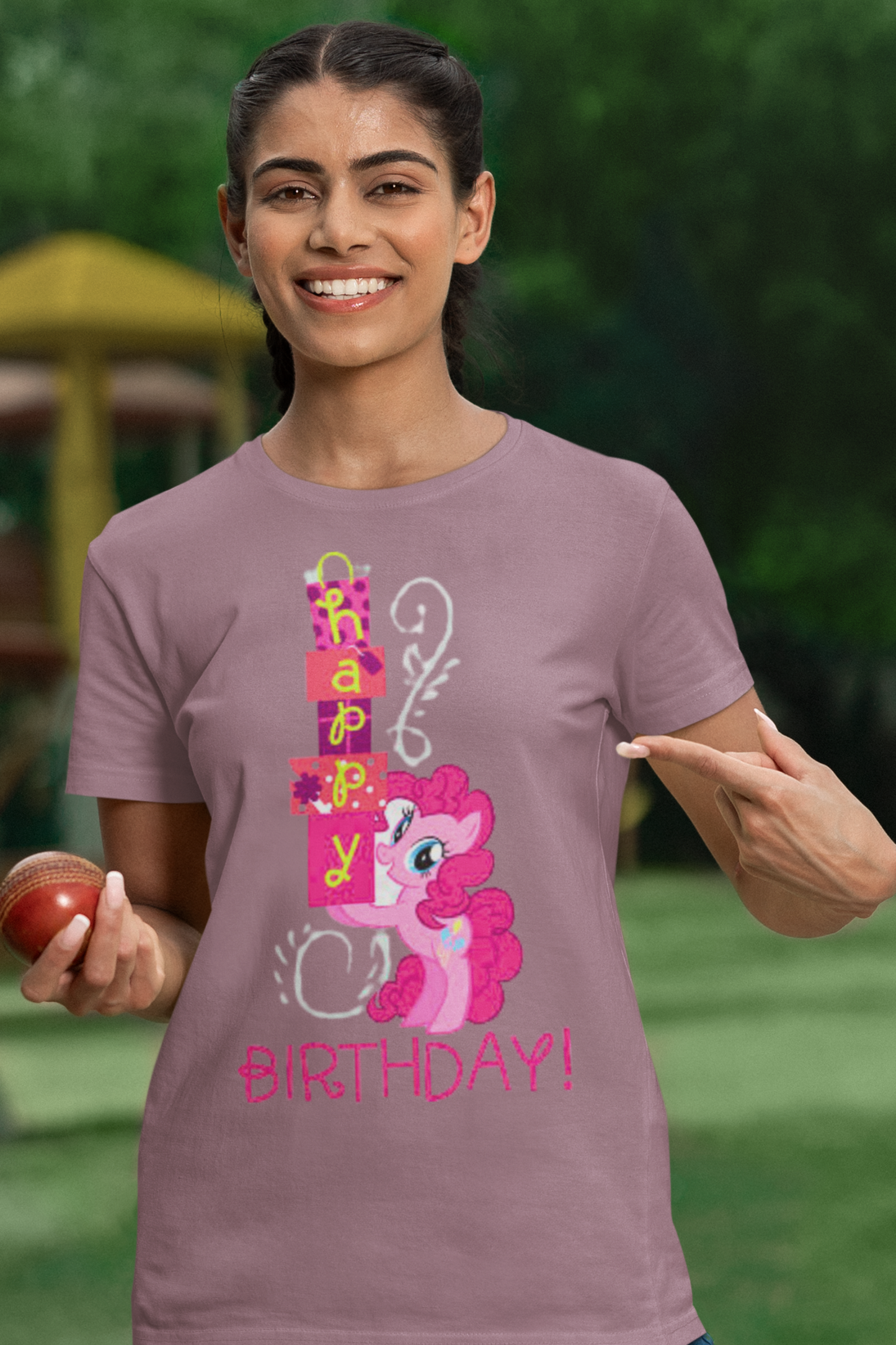 Pony Birthday Sign Comfort Soft T-shirt