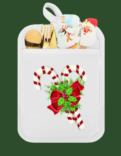 Candy Canes Soft Cotton Pot Holder