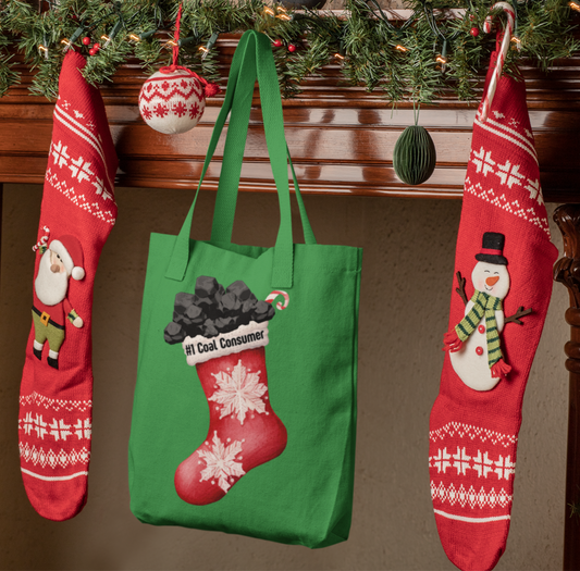 #1 Coal Consumer Cotton Tote Bag