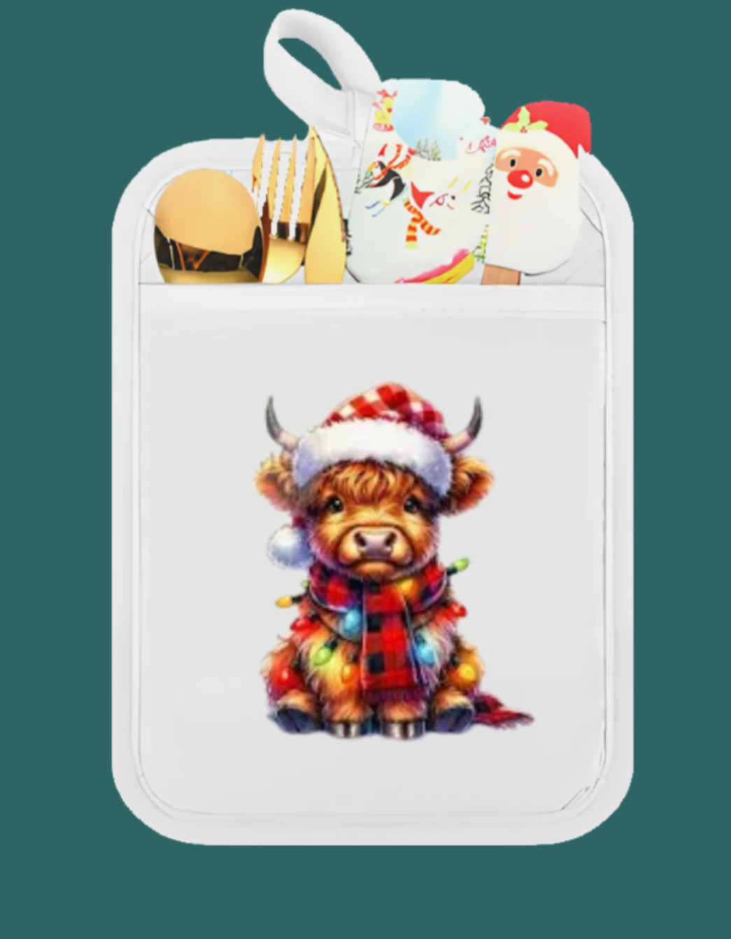 Highland Cow Cotton Pot Holder