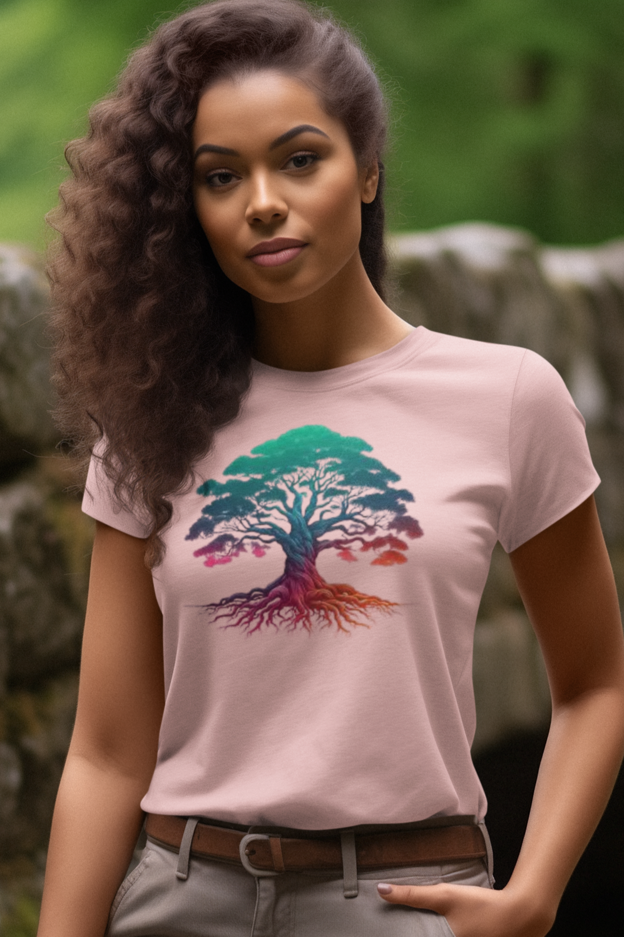 Full Color Tree Comfort Soft T-shirt