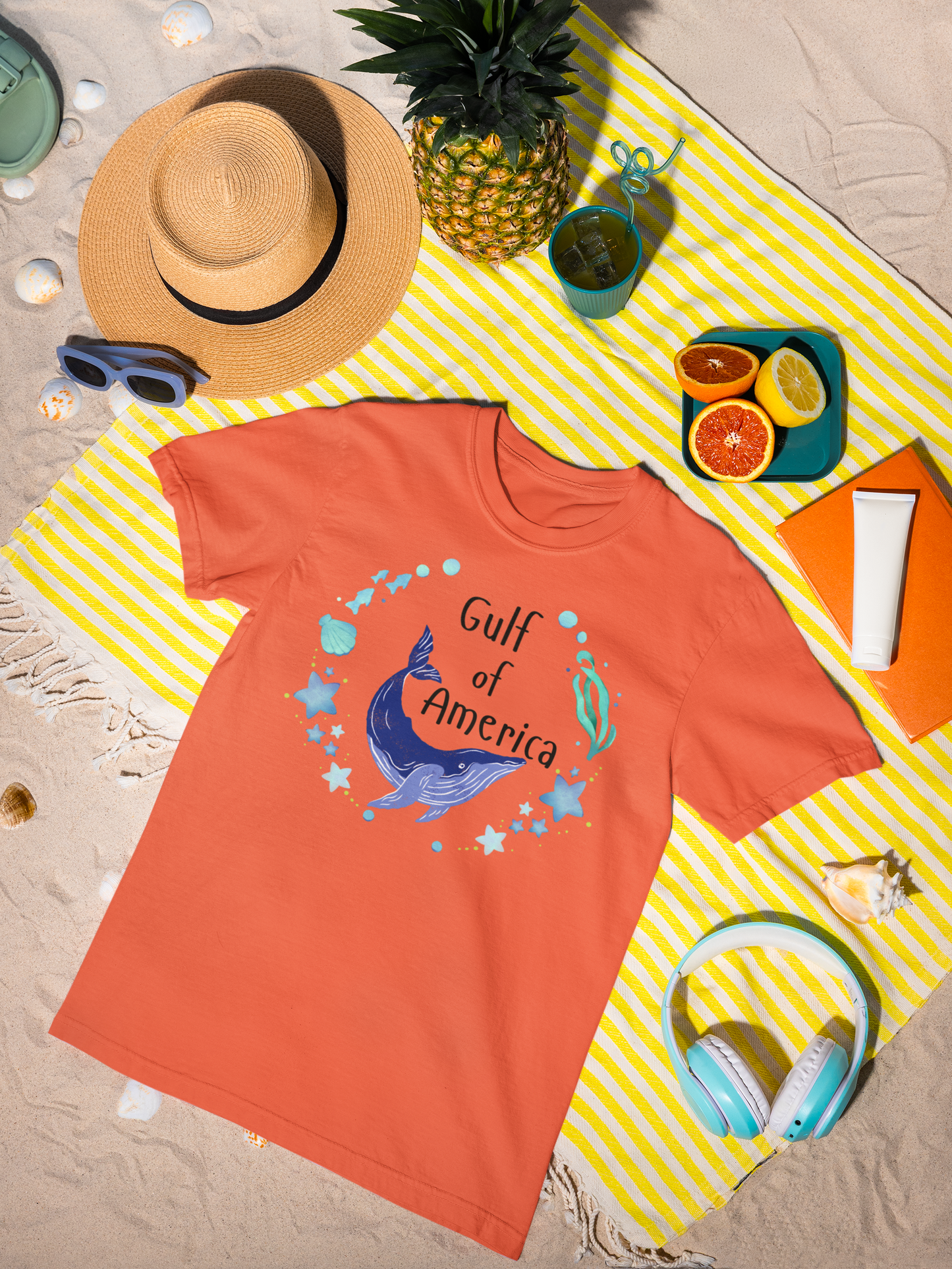Gulf of America Whale Unisex Comfort Soft T-shirt