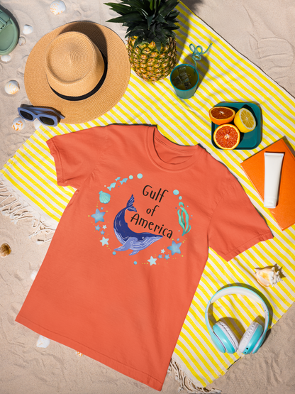 Gulf of America Whale Unisex Comfort Soft T-shirt