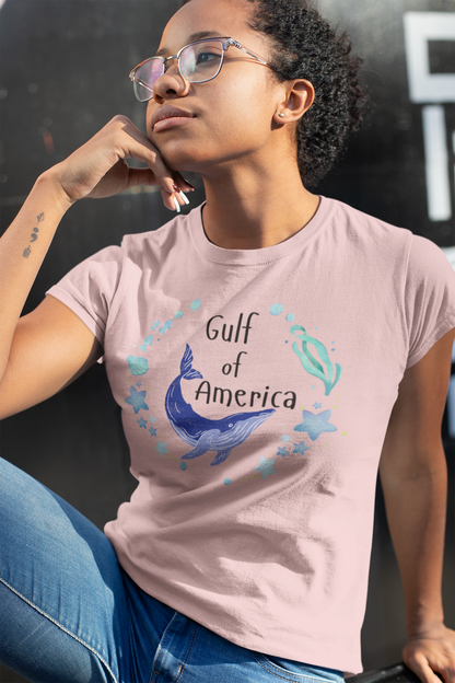 Gulf of America Whale Unisex Comfort Soft T-shirt