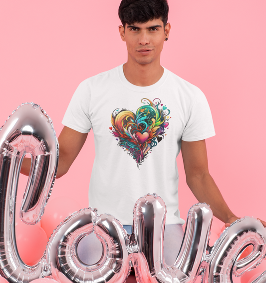 Heart Comfort Soft Gender Neutral T-shirt