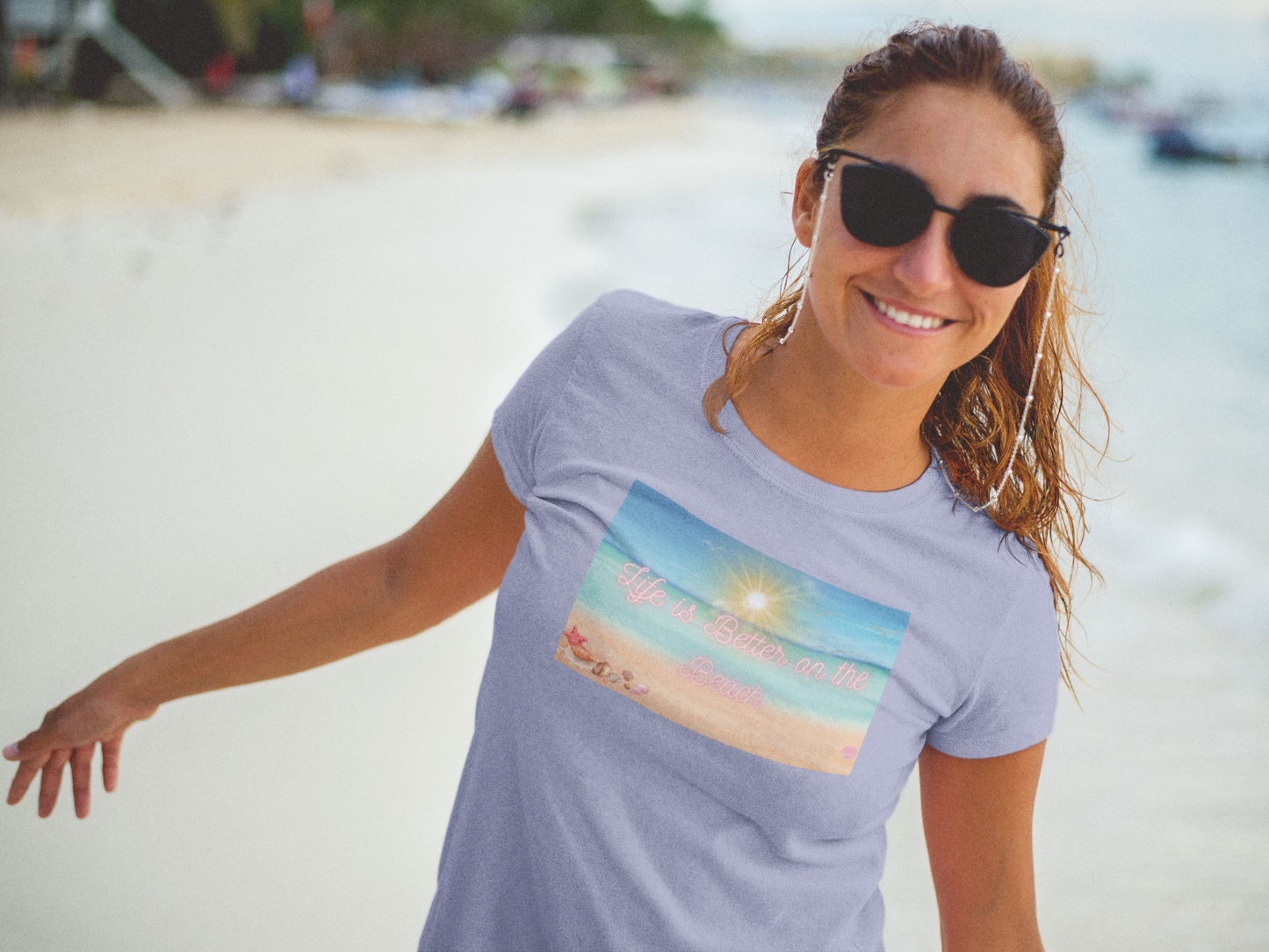 Life Is Better On the Beach Comfort Soft T-shirt