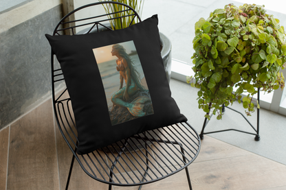 Mermaid Cotton Pillow Cover