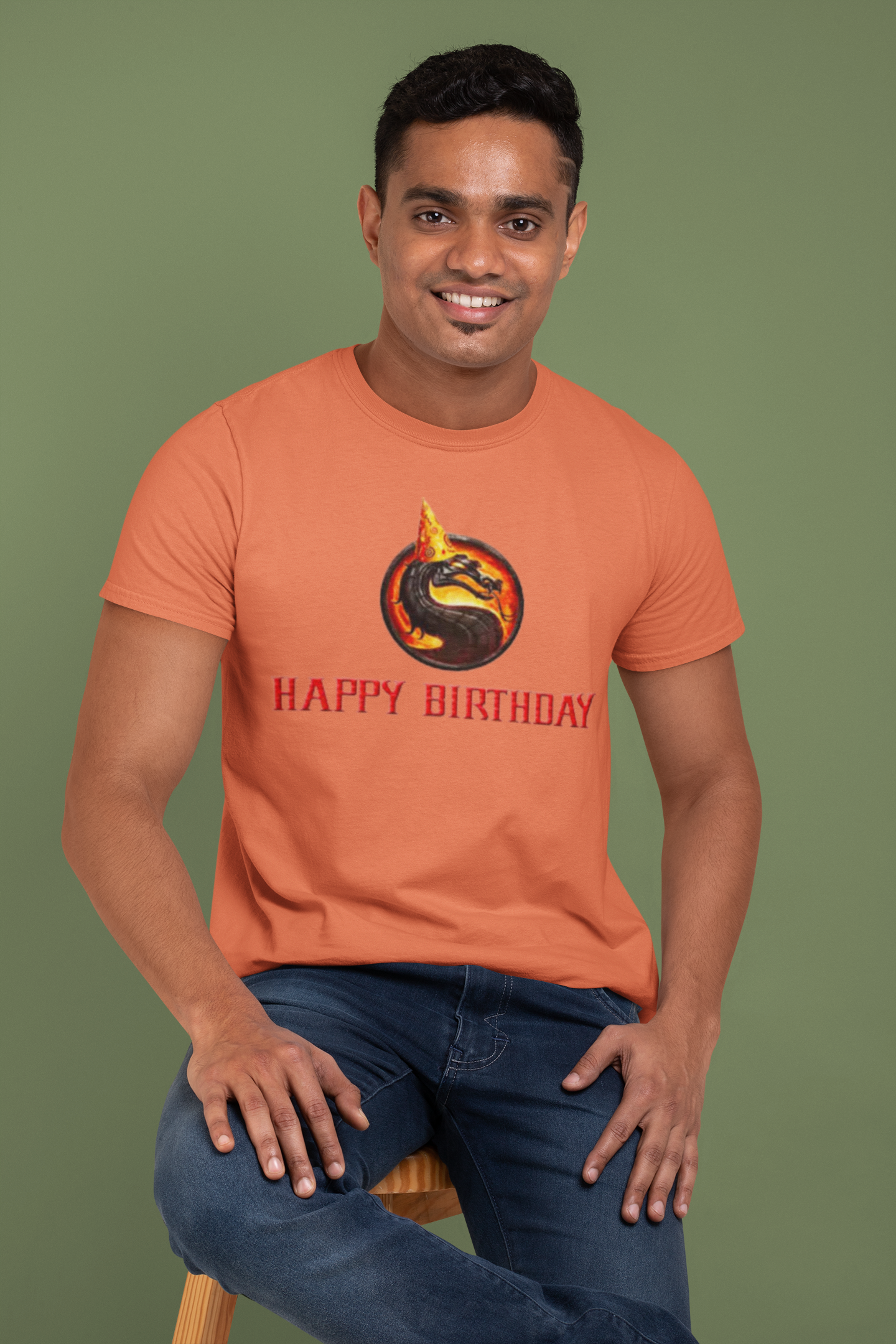 Mortal K Happy Bday Comfort Soft T-shirt