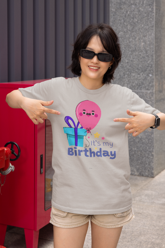 It's My Birthday Balloon Comfort Soft T-shirt