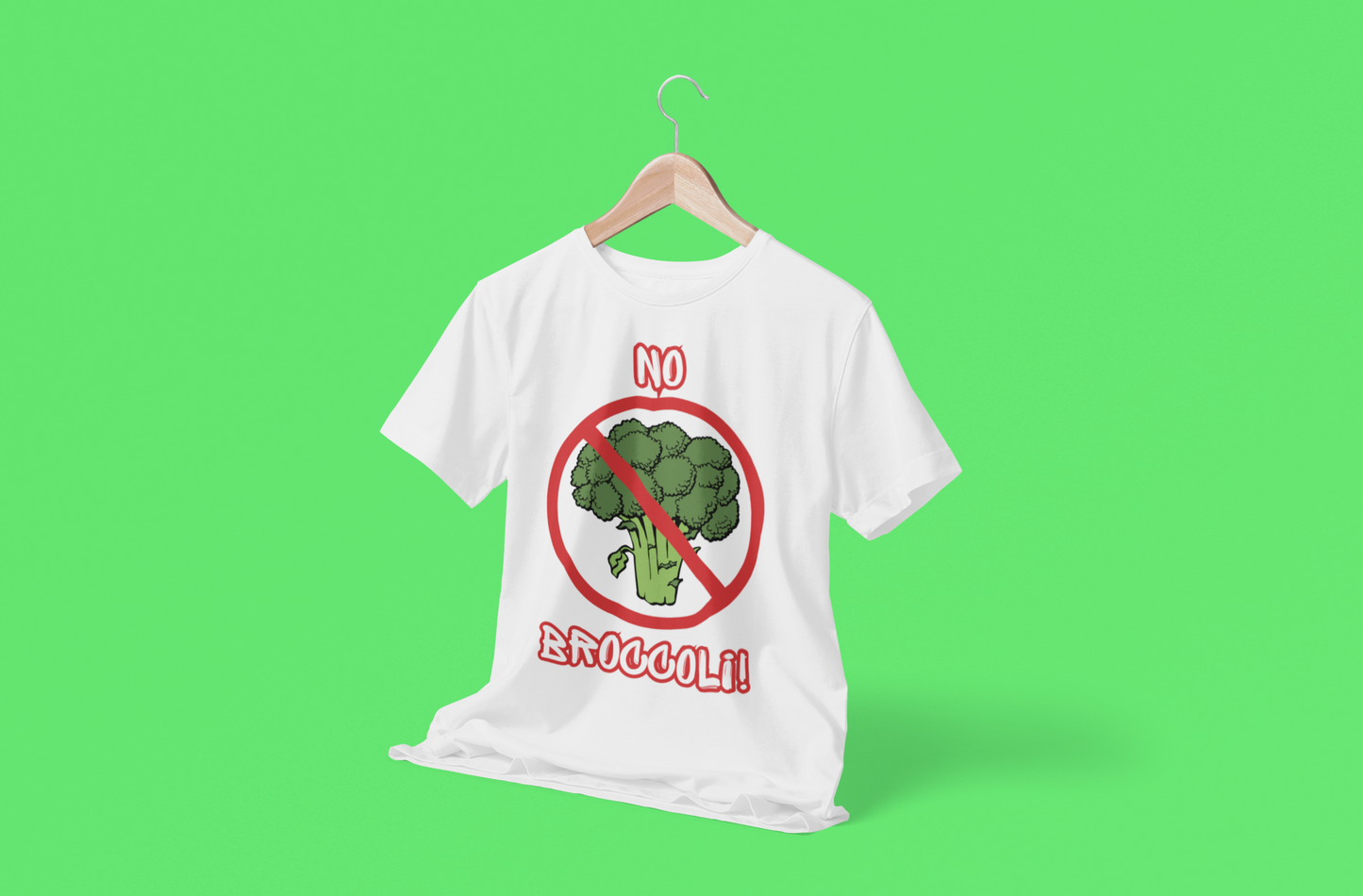 No Broccoli Comfort Soft T-shirt