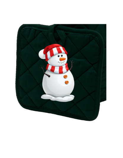 Snowman 2 Cotton Pot Holder