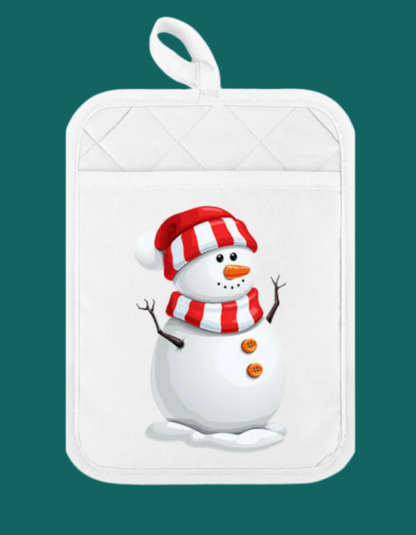 Snowman Soft Cotton Pot Holder