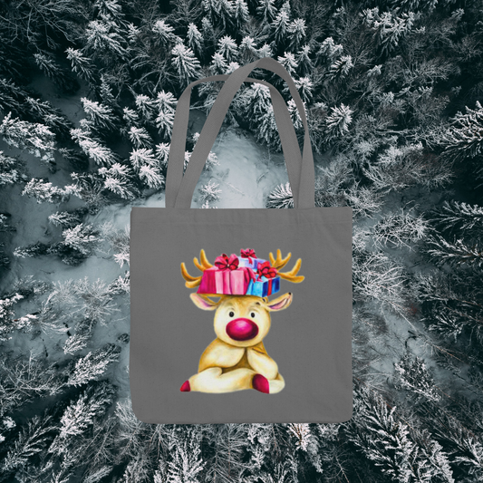 Xmas Deer 4 Cotton Tote Bag