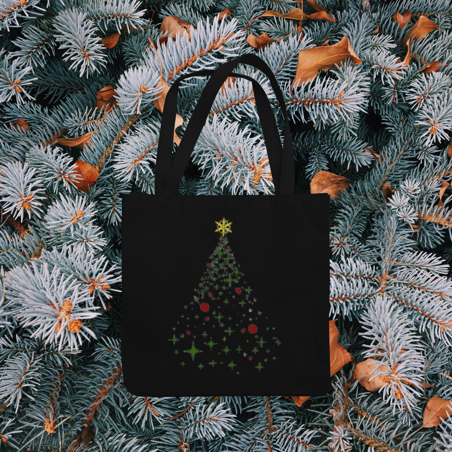 Christmas Tree 6 Cotton Tote Bag