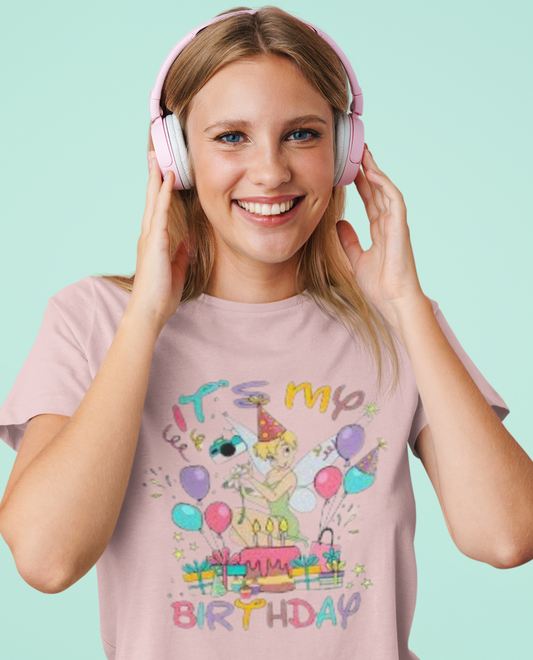 Tinkerbell Birthday Comfort Soft T-shirt