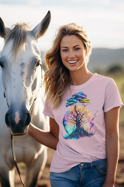 Tree Circle of Colors Comfort Soft T-shirt